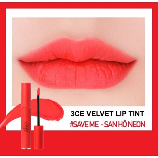 Son Kem Lì 3CE Velvet Lip Tint