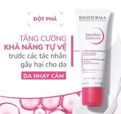 Kem Dưỡng Làm Dịu Phục Hồi Da Bioderma Sensibio Defensive Cream 40ml