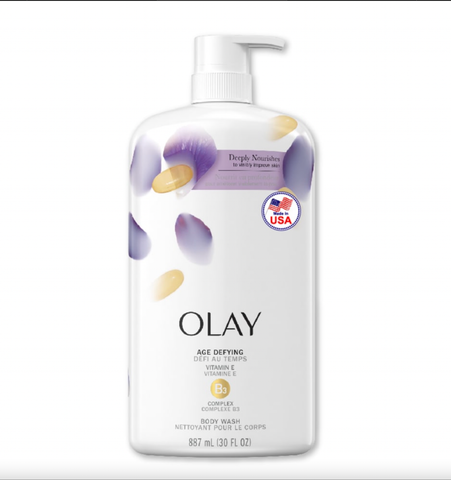 Sữa Tắm Ngăn Ngừa Lão Hoá Da Olay Age Defying Vitamin E Body Wash 887ml