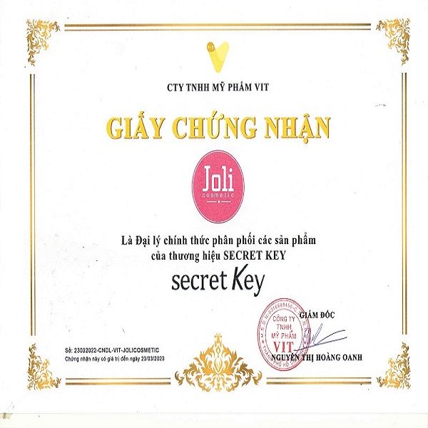 Kem Dưỡng Sáng Da Ngăn Ngừa Lão Hóa Secret Key 24k Gold Premium First Cream 50ml