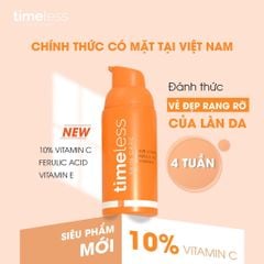 Serum Sáng Da Mờ Vết Thâm Timeless 10% Vitamin C + E Ferulic Acid Serum 30ml