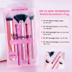 Bộ Cọ Trang Điểm Real Techniques Artist Essentials 5 Cây