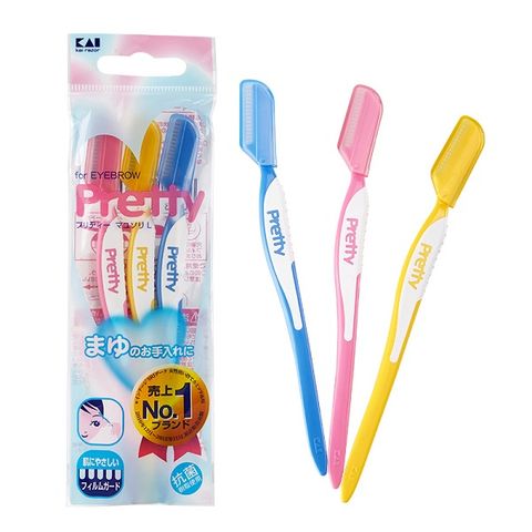 Set 3 Dao Cạo Lông Mày Pretty KAI FRML-3PN