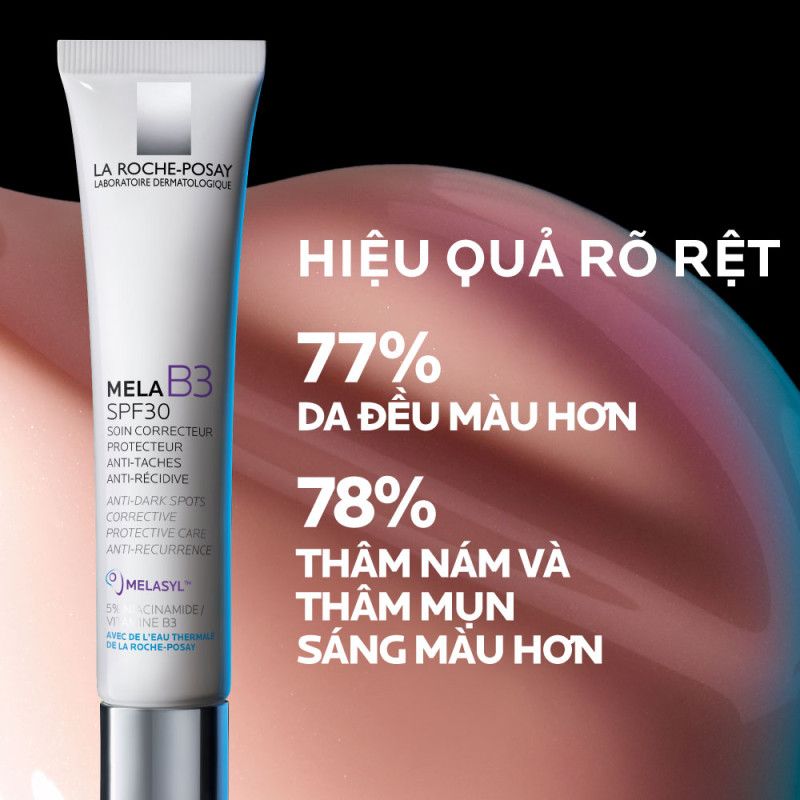 Kem Dưỡng Giảm Thâm Nám Dưỡng Sáng Da La Roche-Posay Mela B3 Cream SPF30 40ml