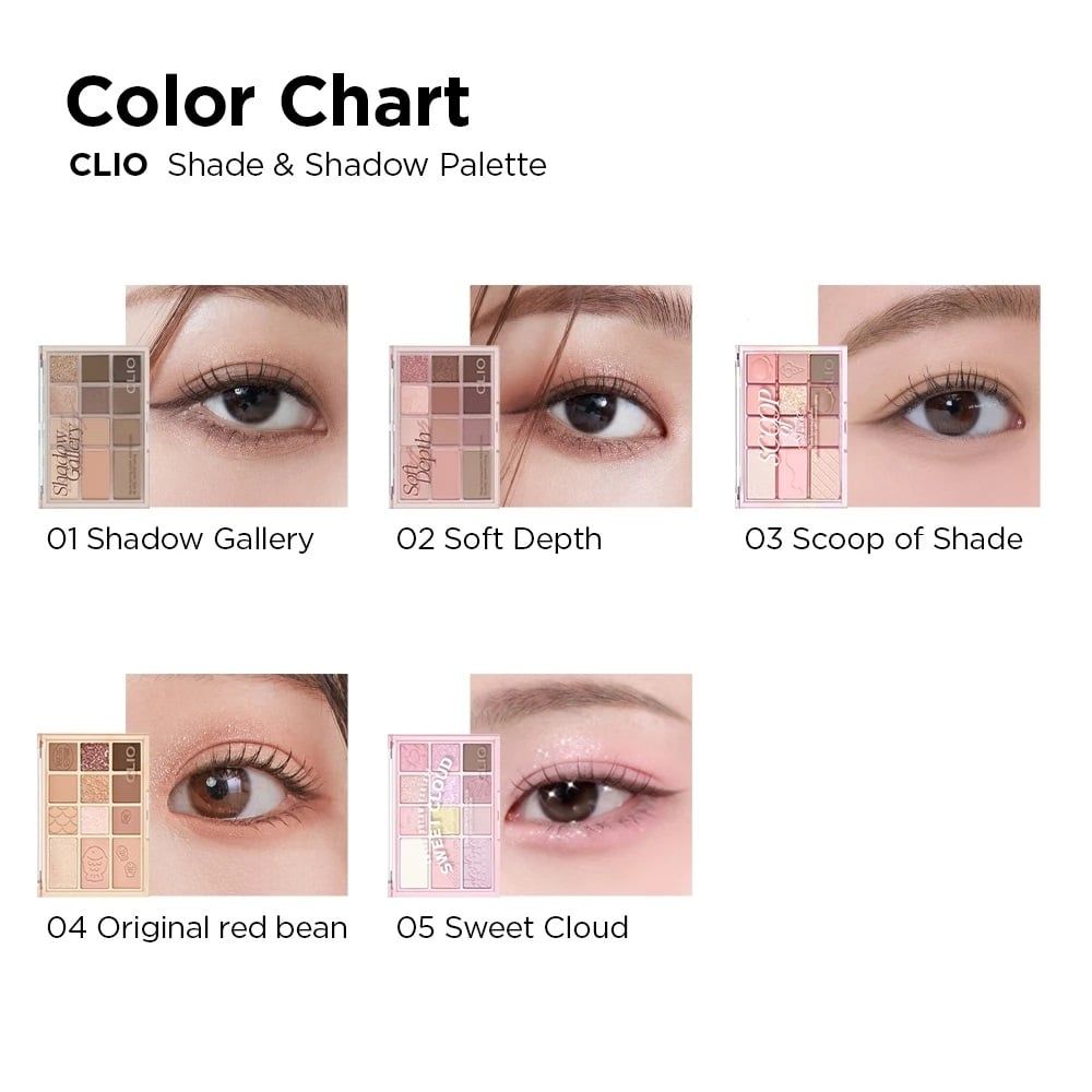 Phấn Mắt Và Tạo Khối Clio Shade & Shadow Palette