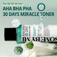Nước Hoa Hồng Cho Da Mụn Some By Mi Miracle Toner AHA-BHA-PHA 30 Days 150ml