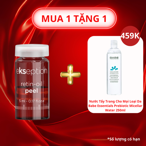 Tinh Chất Peel Da Hỗ Trợ Trẻ Hóa Căng Bóng Ekseption Retin-oil Peel 5ml