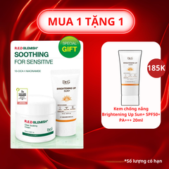 Bộ Chăm Sóc Da Dr.G R.E.D Blemish Clear Soothing Cream Bonus Set