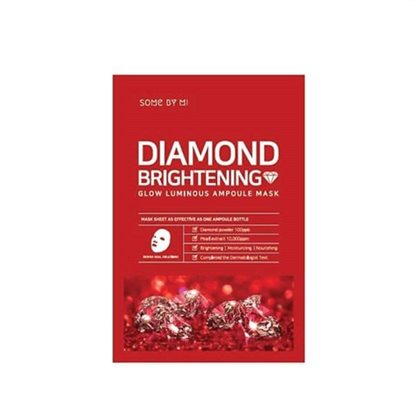 Mặt Nạ Some By Mi Ngọc Trai Dưỡng Sáng Da 25g Diamond Brightening Sheet Mask