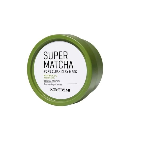 Mặt Nạ Đất Sét Làm Sạch Se Khít Lỗ Chân Lông Some By Mi Super Matcha Pore Clean Clay Mask 100g