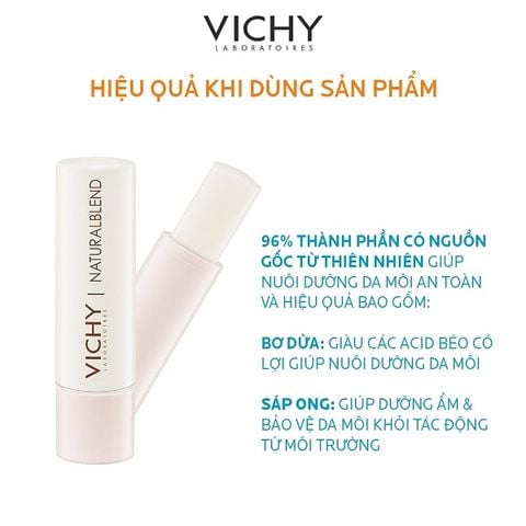 Son Dưỡng Môi Vichy Không Màu Natural Blend Hydrating Lip Balm 4.5g