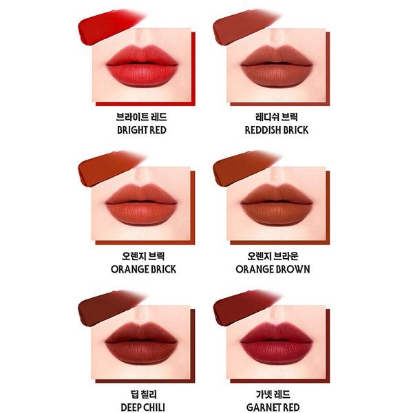 Son Kem Lì Chosungah Zerogram Satin Velvet Lip Tint Ver 22