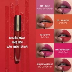 Son Kem Lì Loreal Paris Rouge Signature Matte Liquid Lipstick