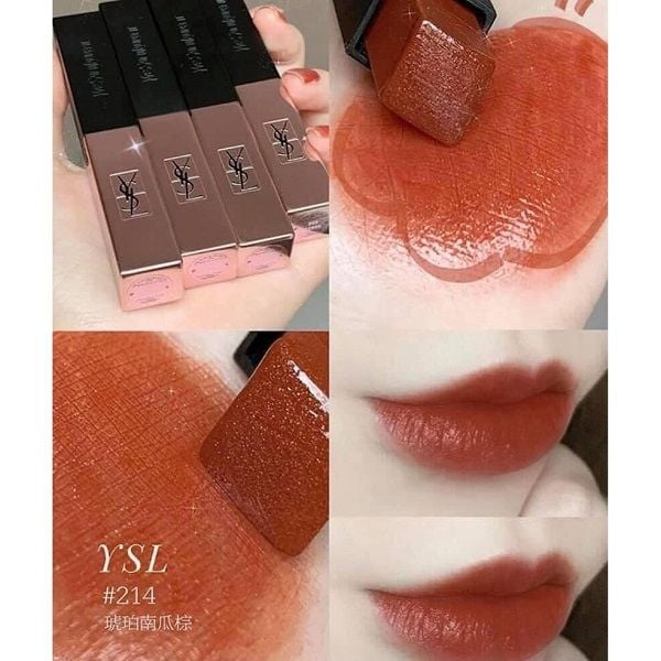 Son thỏi lì YSL The Slim Glow Matte