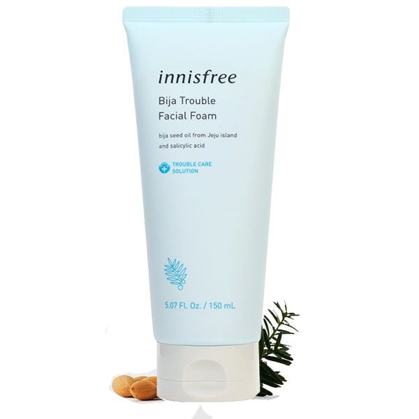 Sữa Rửa Mặt Cho Da Mụn Innisfree Bija Trouble Facial Foam 150ml