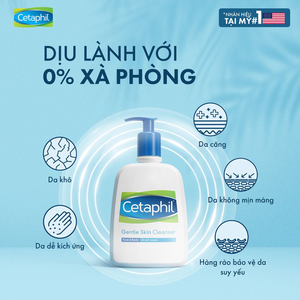 Sữa Rửa Mặt Cetaphil Dịu Nhẹ Cho Mọi Loại Da Gentle Skin Cleanser