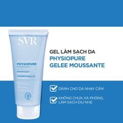 Gel Rửa Mặt SVR Dành Cho Da Nhạy Cảm Physiopure Gelée Moussante