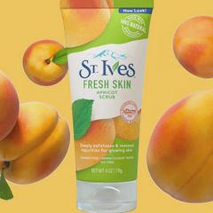 Sữa Rửa Mặt Tẩy Tế Bào Chết Trái Mơ Tươi Mát St.Ives Fresh Skin Apricot Scrub 170g