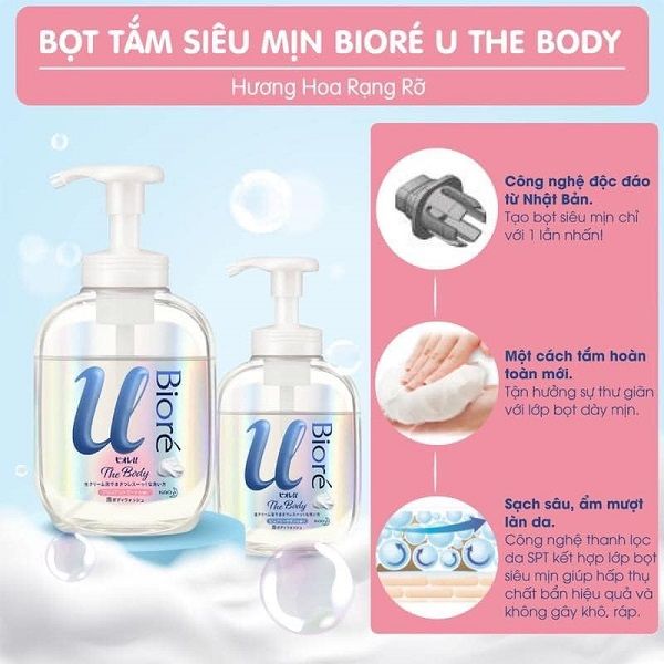 Sữa Tắm Bioré U The Body Foaming Body Wash 540ml