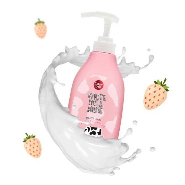 Sữa Dưỡng Thể Trắng Da Sữa Bò Cathy Doll White Milk Shine Body Lotion 450ml