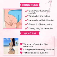Xà Phòng Làm Giảm Mụn Và Thâm Mông Pelican Hip Care Soap Peach