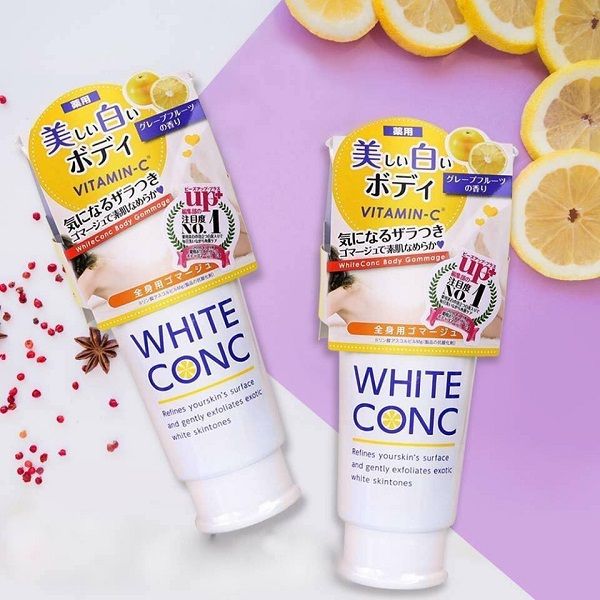 Tẩy Tế Bào Chết Toàn Thân Làm Sáng Da WHITE CONC Body Gommage 180g