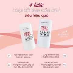 Thanh Lăn Mụn So Natural Red Peel Clear Stick 23g