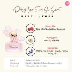 Nước Hoa Nữ Chiết Marc Jacobs Daisy Love Eau So Sweet EDT 10ml