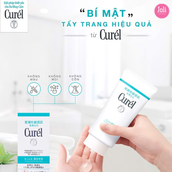 Gel Tẩy Trang Cấp Ẩm Chuyên Sâu Curel Cleansing Gel 130g