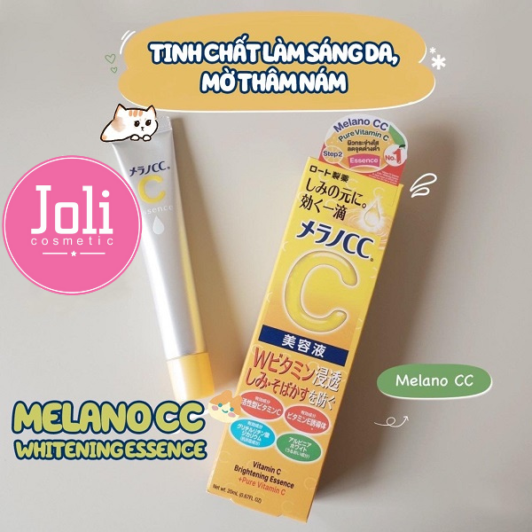 Tinh Chất Trị Thâm Nám Dưỡng Sáng Da Melano CC Brightening Essence ROHTO 20ml