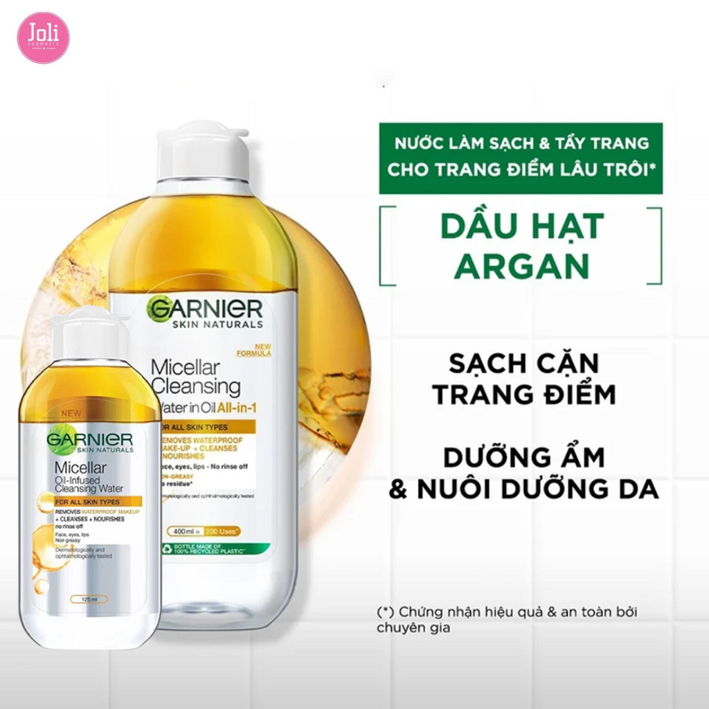 Nước Tẩy Trang Làm Sạch Sâu Garnier Micellar Oil Infused Cleansing Water