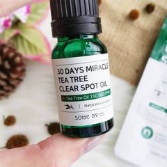 Tinh Dầu Tràm Trà Làm Giảm Mụn Some By Mi 30 Days Miracle Tea Tree Clear Spot Oil 10ml