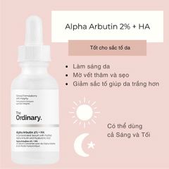 Tinh Chất Dưỡng Trắng Giảm Thâm Nám The Ordinary Alpha Arbutin 2%+ HA 30ml