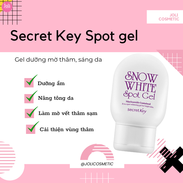 Gel Dưỡng Làm Giảm Thâm Secret Key Snow White Spot 65g