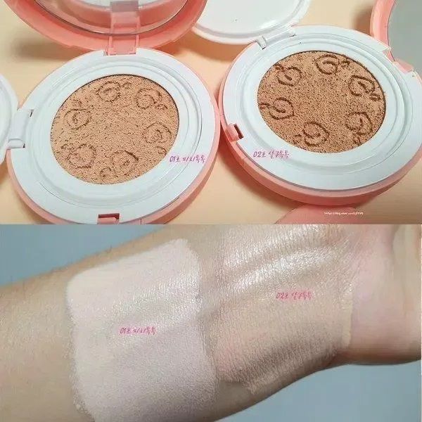 Phấn Nước Dưỡng Ẩm Black Rouge Peach Cover Velvet Cushion SPF50+ PA++++