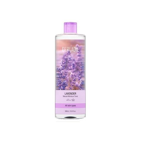 Nước Hoa Hồng Kháng Viêm Kiềm Dầu Derladie Lavender Natural Moisture Toner 500ml