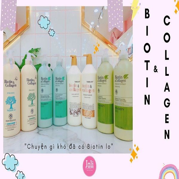 Dầu Gội & Xả Phục Hồi Kích Thích Mọc Tóc YuiluiM Biotin & Collagen Professional