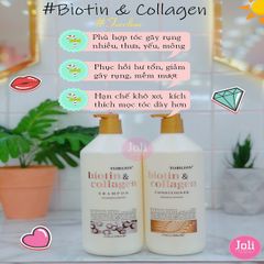 Dầu Gội & Xả Phục Hồi Kích Thích Mọc Tóc Biotin & Collagen Torlion 1000ml(Trắng)