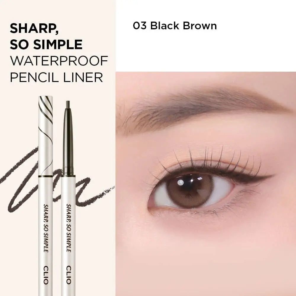 Chì Kẻ Mắt Clio Sharp So Simple Waterproof Pencil Liner 0.14g
