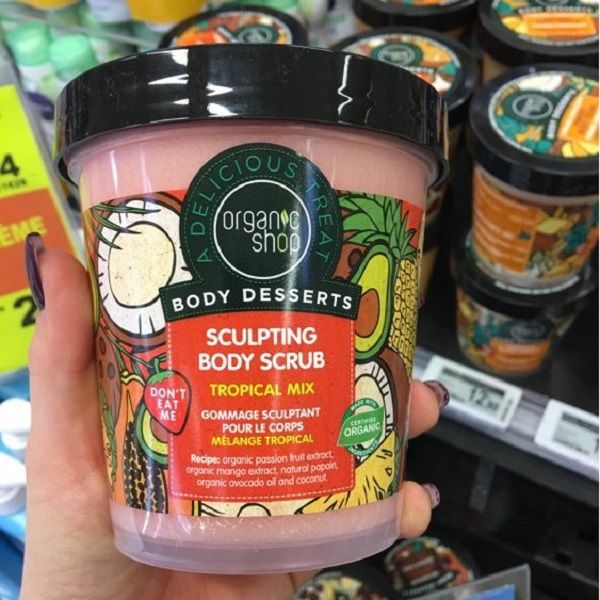 Tẩy Tế Bào Chết Toàn Thân Organic Shop A Delicious Treat Body Desserts Body Scrub 450ml