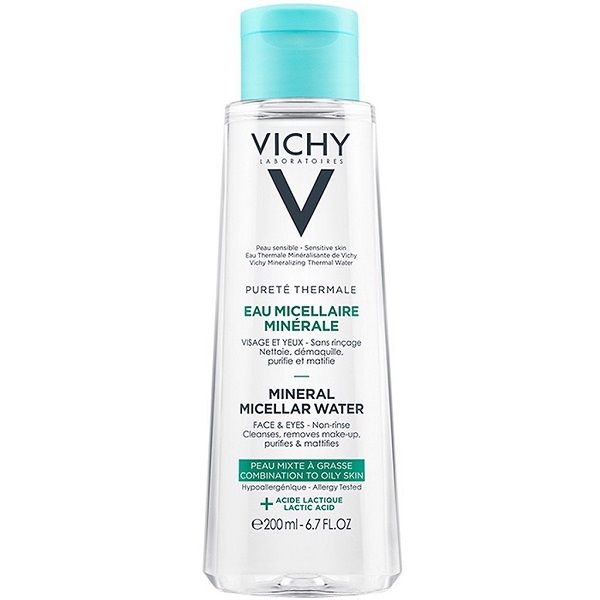 Nước Tẩy Trang Cho Da Dầu Hỗn Hợp Vichy Mineral Micellar Water For Combination To Oily Skin 200ml