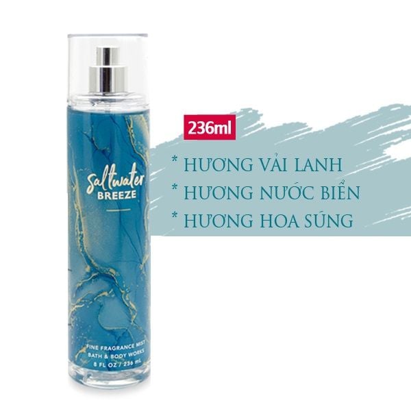 Xịt thơm Bath & Body Works Fine Fragrance Mist 236ml