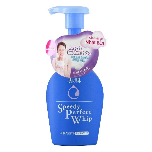 Sữa Rửa Mặt Tạo Bọt SENKA Cho Da Khô Và Da Thường 150ml Speedy Perfect Whip