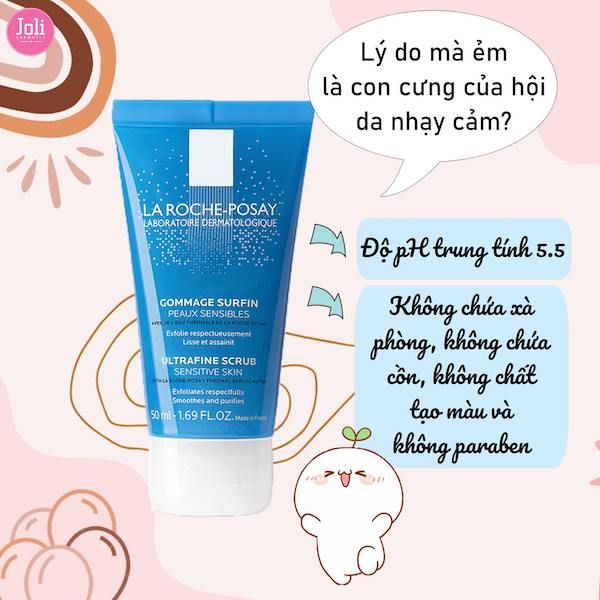 Gel Tẩy Tế Bào Chết Cho Da Nhạy Cảm La Roche-Posay Ultra Fine Scrub Sensitive Skin 50ml