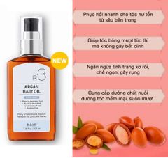 Tinh Dầu Dưỡng Giúp Hồi Phục Tóc Hư Tổn Raip R3 Argan Hair Oil 100ml