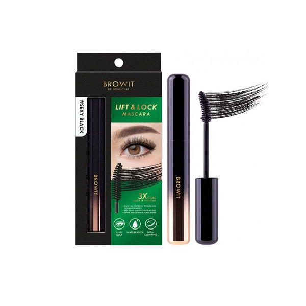 Mascara Siêu Cong Mi Gấp 3 Lần Browit By Nong Chat Lift & Lock 3X Curl