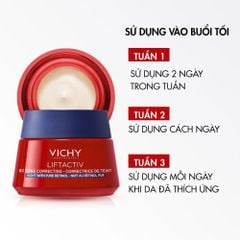 Kem Dưỡng Mờ Nám Dưỡng Sáng Da Ban Đêm Vichy Liftactiv B3 Pure Retinol Cream Night 50ml