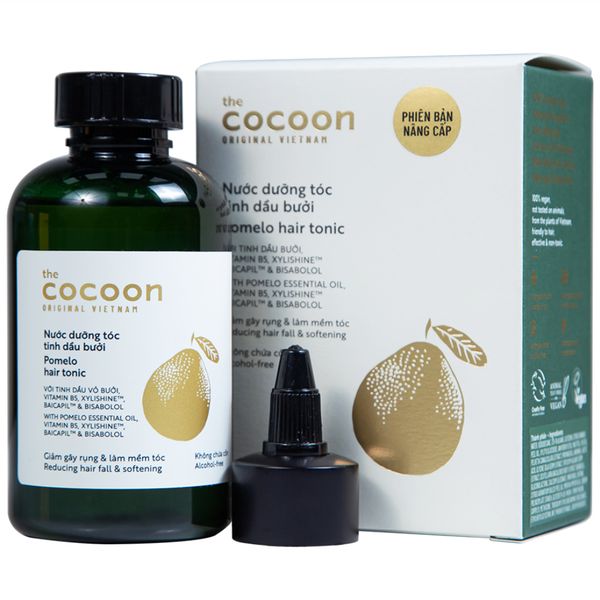 Nước Dưỡng Tóc Giảm Gãy Rụng Và Làm Mềm Tóc Tinh Dầu Bưởi The Cocoon Pomelo Hair Tonic 140ml