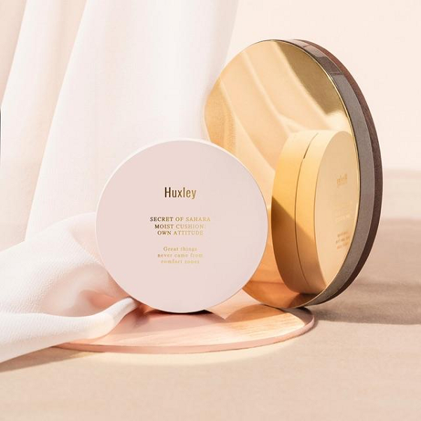 Lõi Phấn Nước Che Phủ Dưỡng Ẩm Huxley Secret Of Sahara Moist Cushion Own Attitude #3sand 12g