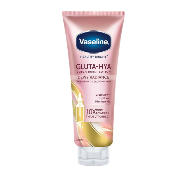 Sữa Dưỡng Thể Sáng Da Ban Đêm Vaseline Gluta-Hya Serum Burst UV Lotion Dewy Radiance 330ml